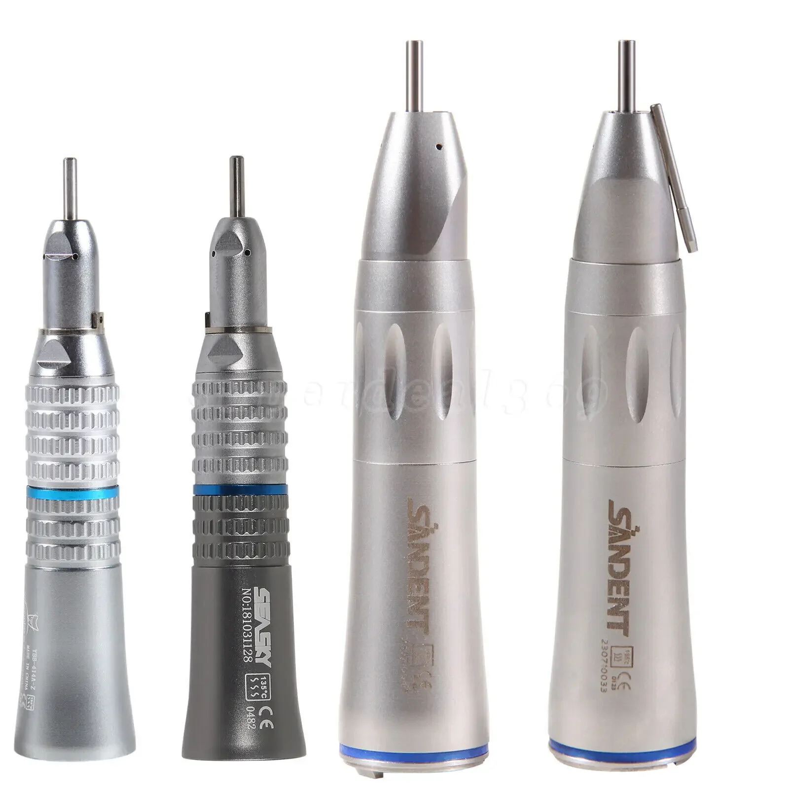 Dental Surgical External/Inner Straight Handpiece Cone Nose Slow Low Speed 1:1 Led Fiber Optic/Non Fiber Optic Fit NSK