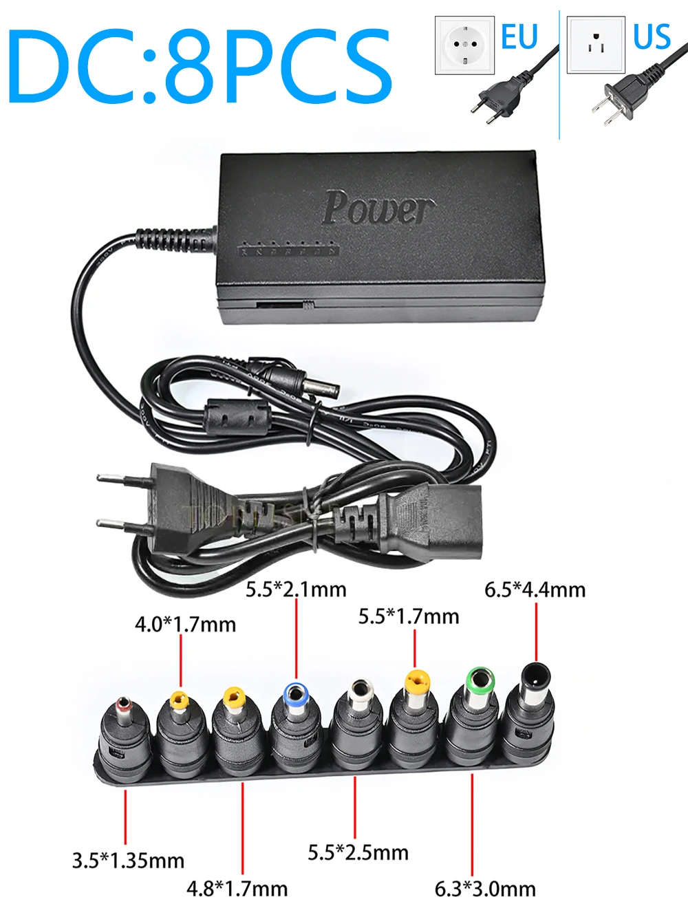 96W Universele AC Laptop Power Adapter 12V 15V 16V 18V 19V 4.5A 20V 24V Oplader Draagbare Voor Asus Acer Sony Lenovo Dell Hp MSI