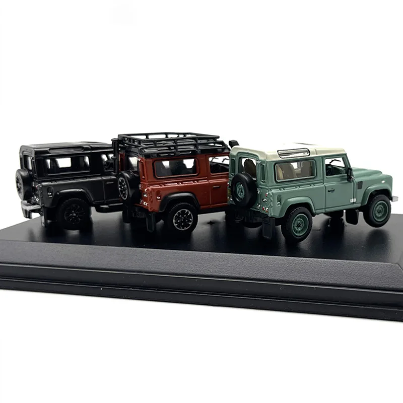 1:76 Scale Diecast Alloy Land Rover Defende Off-road Vehicle Model Classic Toy Adult Collectible Gift Souvenir Static Display