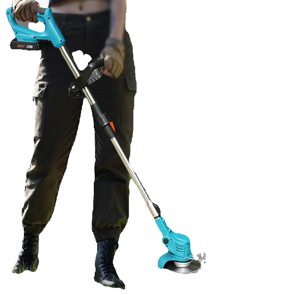 Kabelloser Elektrischer Rasenmäher 7800/min Rasentrimmer Faltbar Einstellbar 100-135cm Garten-Unkrautentfernungs- und Beschneidewerkzeug für Makita 21V Akku – Detail 3