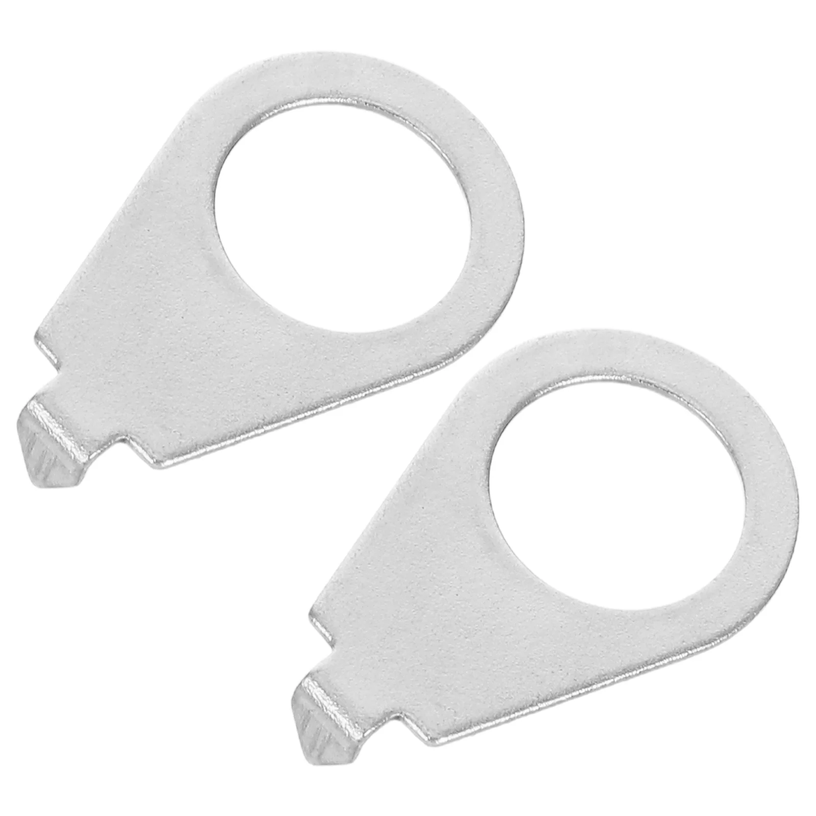 

2pcs Knob Pointer Plate 9.7Mm Silver For Electric Guitar Precision Positioning High Visibility Indicator Durable Washer Guitar