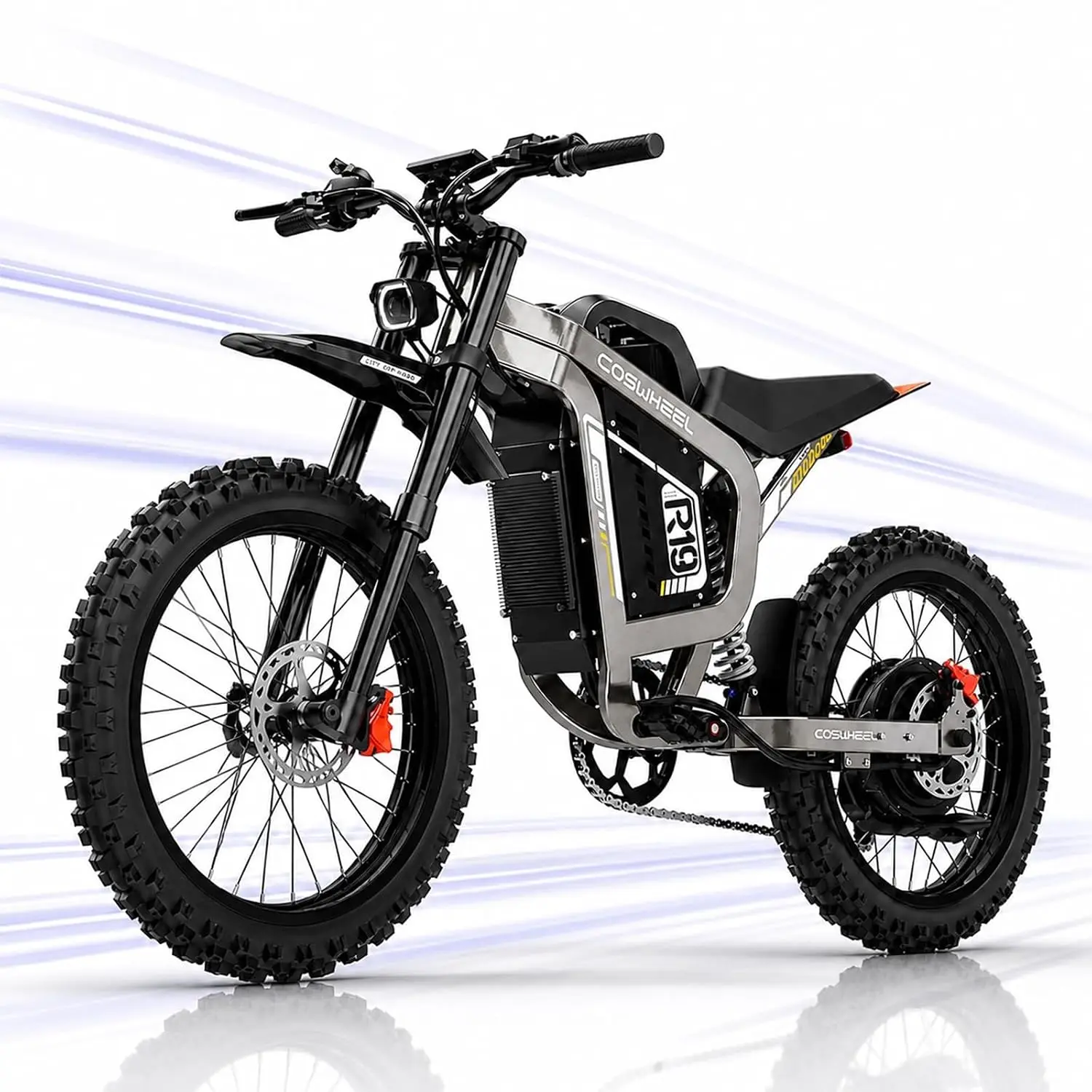 9000W Peak Electric Dirt Bike Adults 72V 40AH Battery Off-Road Motorcycle, Customized
