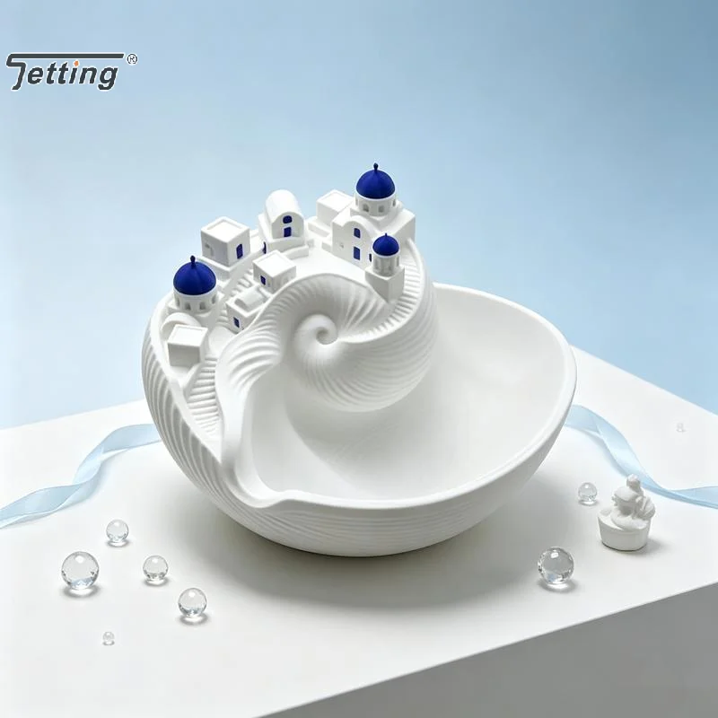 Santorini Coastal Style Conch Shell Storage Box Cute Key Jewelry Organizer Lovely Home Desktop Decor Ornament