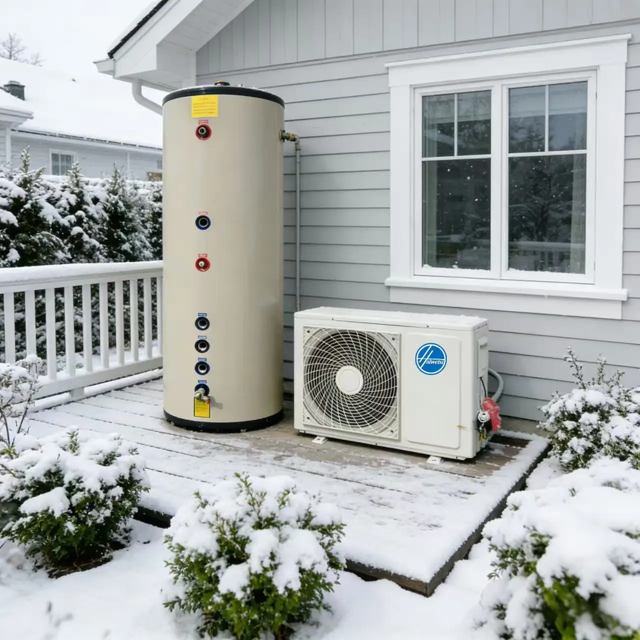 R290 300L Electric Outdoor High Efficiency App-Controlled Intelligent Temperature Control Metal Air Source Heat Pump