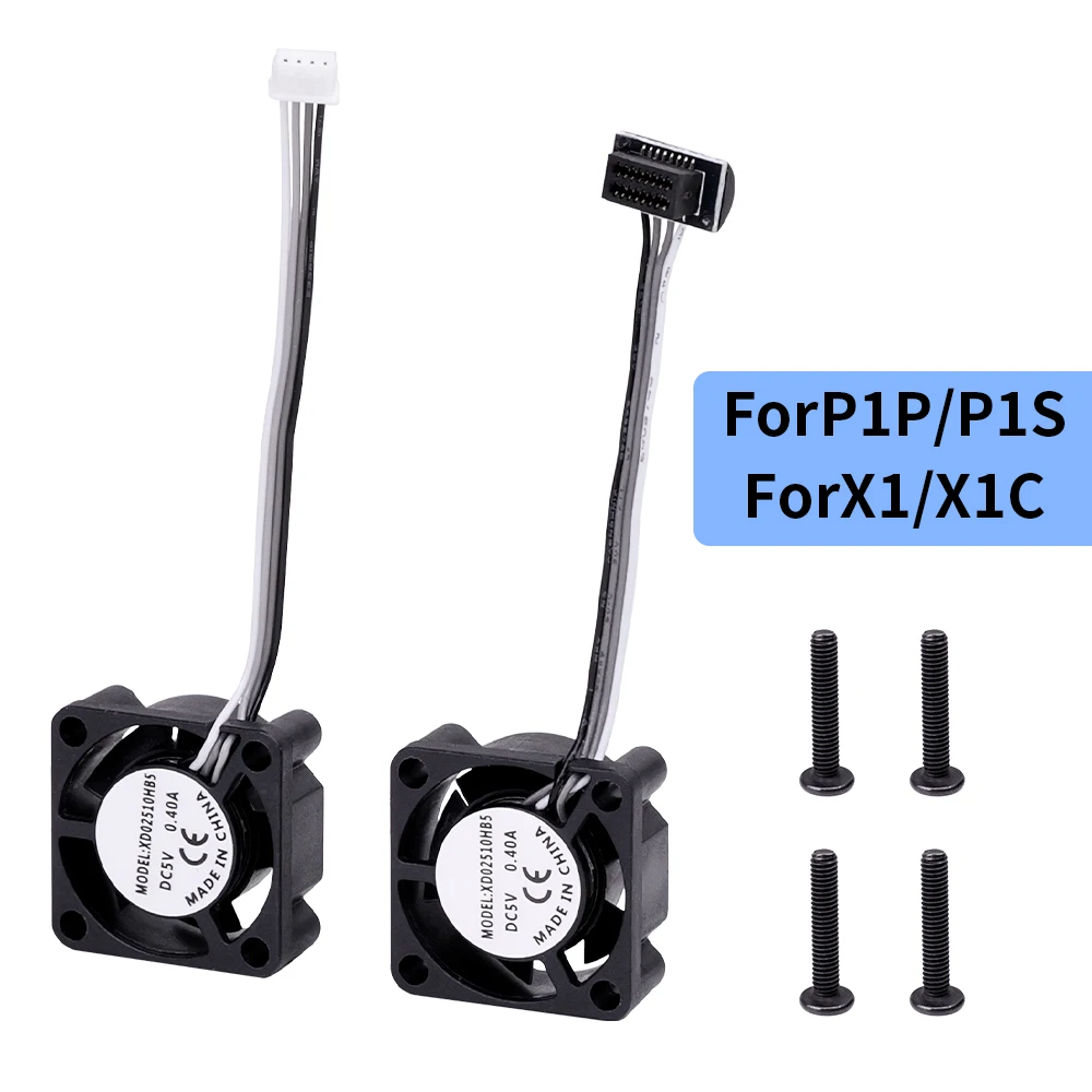 

High Quality 2510 Cooling Fan For Bambu Lab X1 P1 Series 3D Printer Hotend Upgrade High Speed Cooler Fans And Accessories