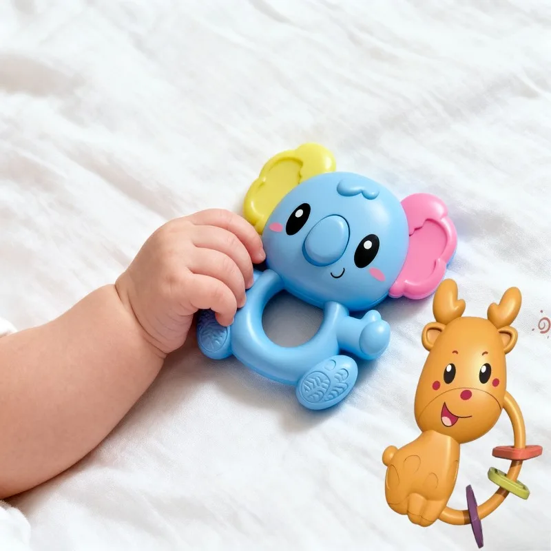 Juguetes coctelera para bebé, rompecabezas moribable, campanas calmantes para cama, ejercicio de educación temprana, materiales respetuosos con el medio ambiente