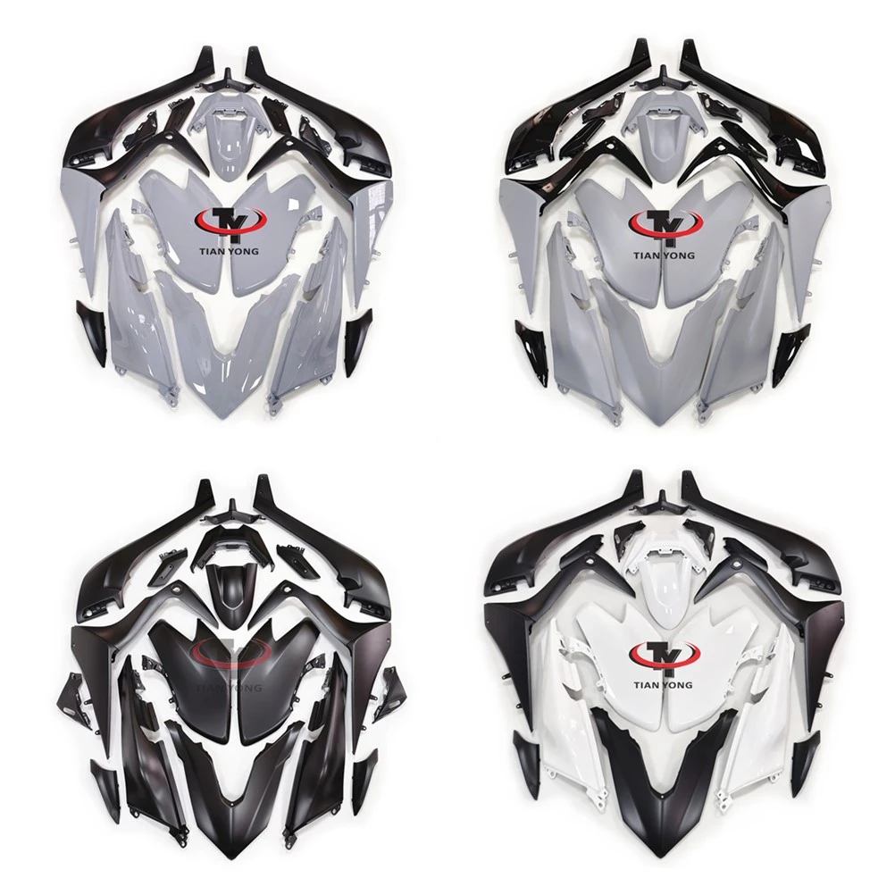 

Fit TMAX 530 Bodywork Cowling Injection Bright Black Matte Black Silver Motorcycle For TMAX530 2017-2021 Full Fairing Kit