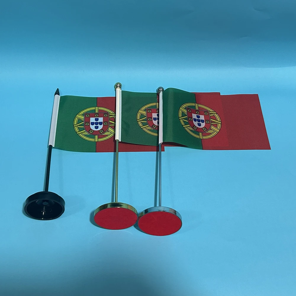 SKY FLAG Office Desk Flag of Portugal Flag 14x21cm The Republic of Portugal National Flag Country Banner Desk Ornaments Flags