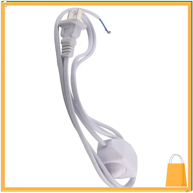 

L52A-6X White Lamp Power Cord W Dimmer Switch AC 250V/110V US Plug