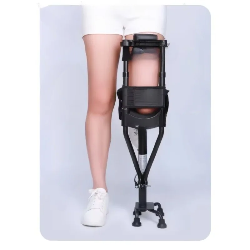 Ankle fracture walking artifact crutches single leg assist walking device ankle joint injury walking knee free support