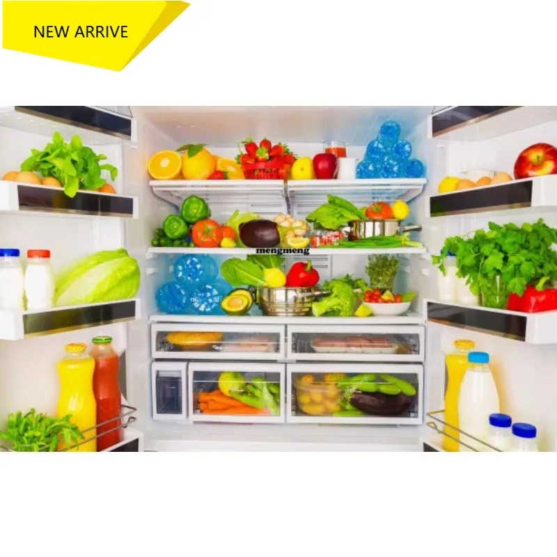Four-door Commercial Refrigerator Dual Temperature Refrigeration And Freezing Vertical Fresh-keeping Kitchen Four-door Freezer