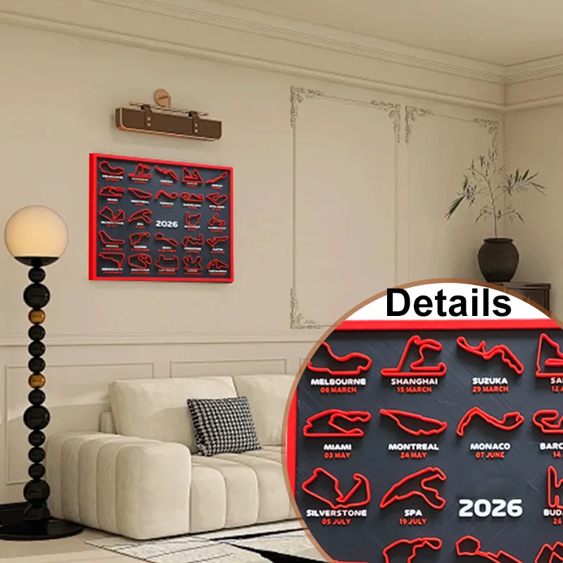 2026 F1 Racing Map … - image