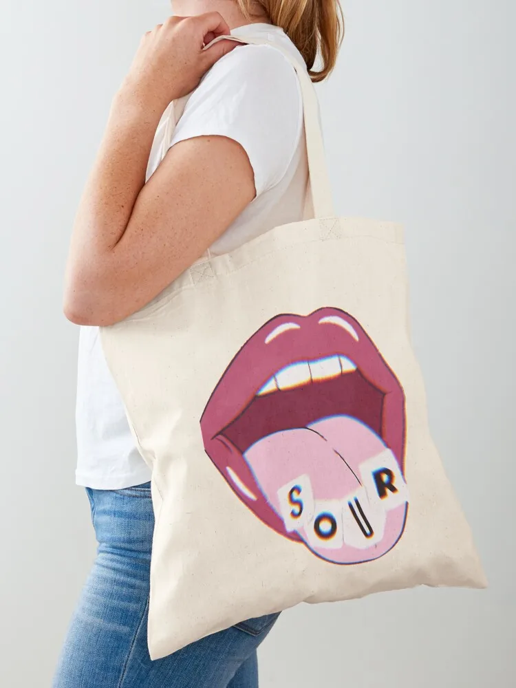 Sour Merch Tote Bag canvas tote shopper bag woman handbag Canvas