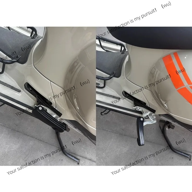 Scooter Rear Pedal Extension For VESPA GT125 GT200 GTS125ie GTS250 GTS300ie Super Sport GTV125 GTV250 GTV300 GT60 125 200 GTS150