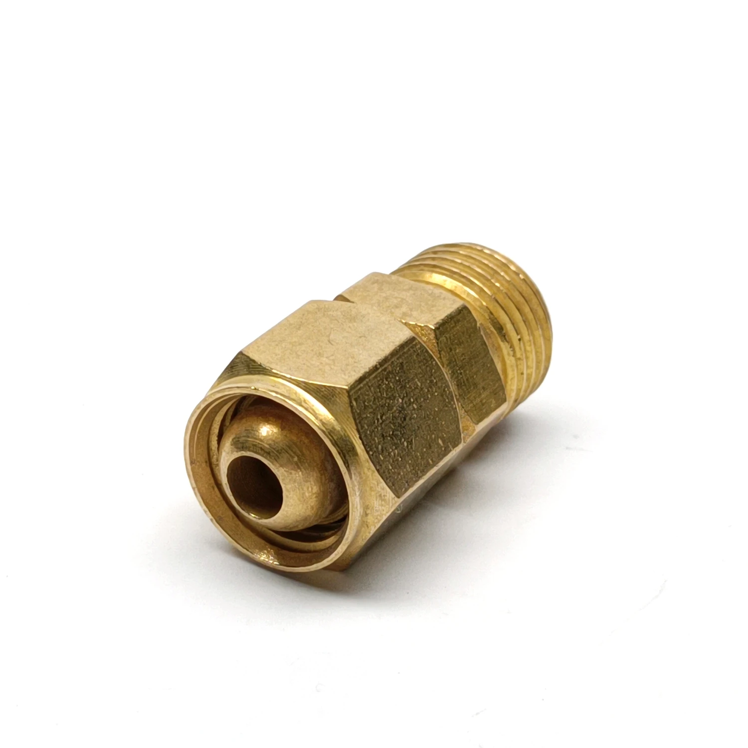 Imagem -03 - para M14 M16x1.5 mm M14x1.5 mm Gás Água Montagem Rápida Mangueira Conector Adaptador Porca de Bronze Tig Plasma Soldagem Soldador Tocha Parte M16