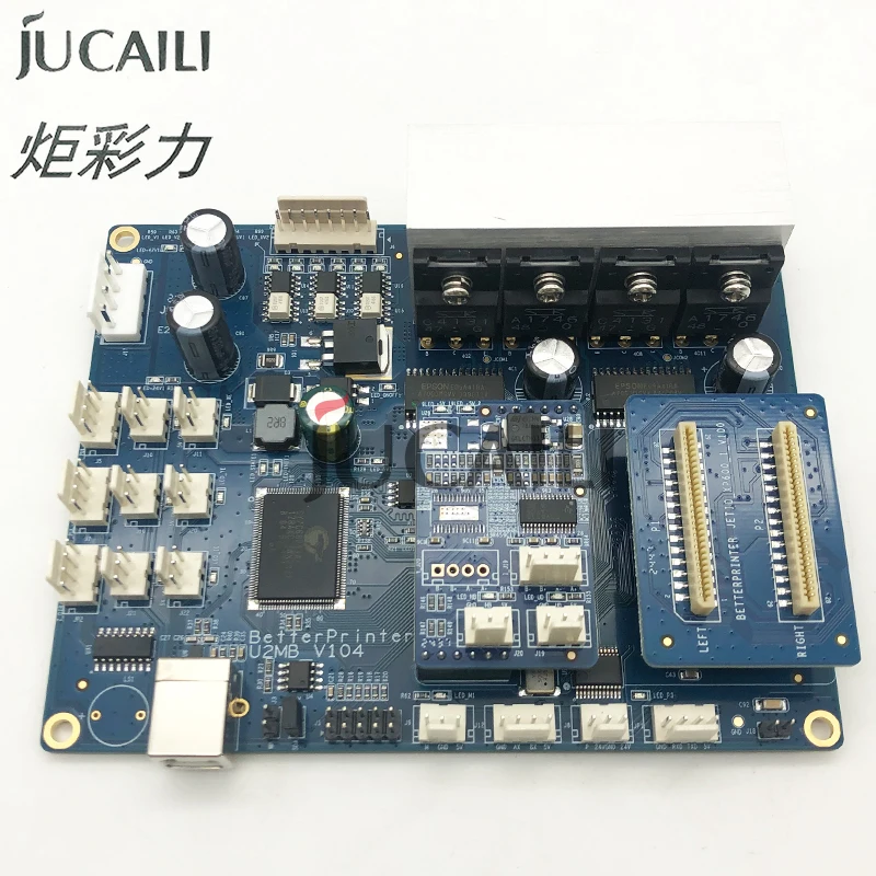 Jucaili betterprinter U2MB_V104 xp600 single head main Board for Epson xp600 head for Eco solvent printer mother board