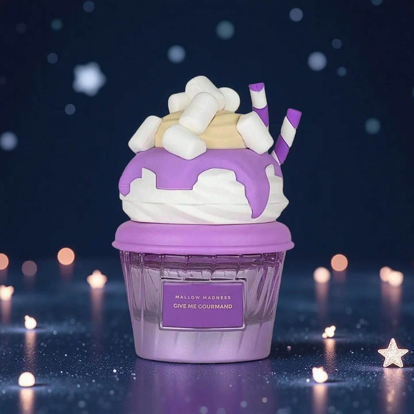 

MALLOW MADNESS GIVE ME GOURMAND, 75ml Eau de Parfum, lasting fragrance, exquisite gift box.