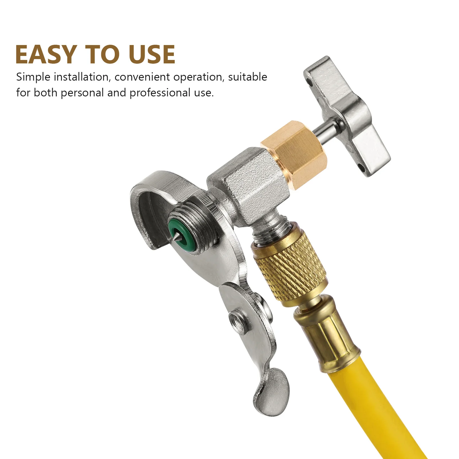 

4Pcs Durable Copper Air Conditioning Fittings Refrigerant Adapters for Ac Systems Simple Setup Multi Functional Design