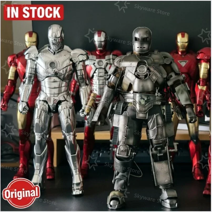 

100% Оригинальная светодиодная фигурка Iron Man MK3 MK6 MK50 MK43 от FondJoy, игрушка для самостоятельной сборки, коллекционная модель Тони Старка, аниме-фигурка, подарок для детей, В НАЛИЧИИ
