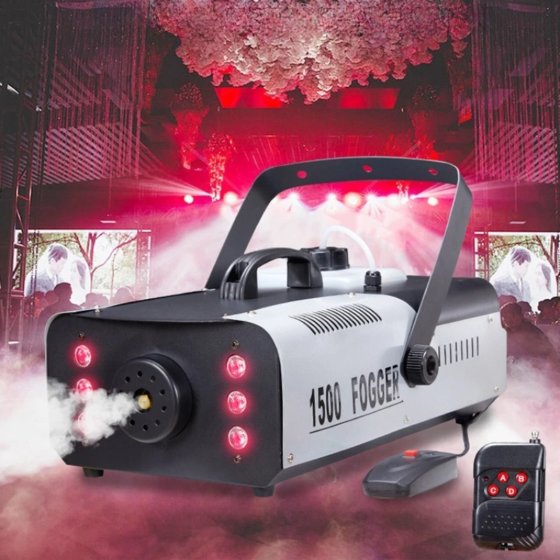 Small Portable  LED Stage Fogger Spray Wedding Smog Maker  Constant Temperature