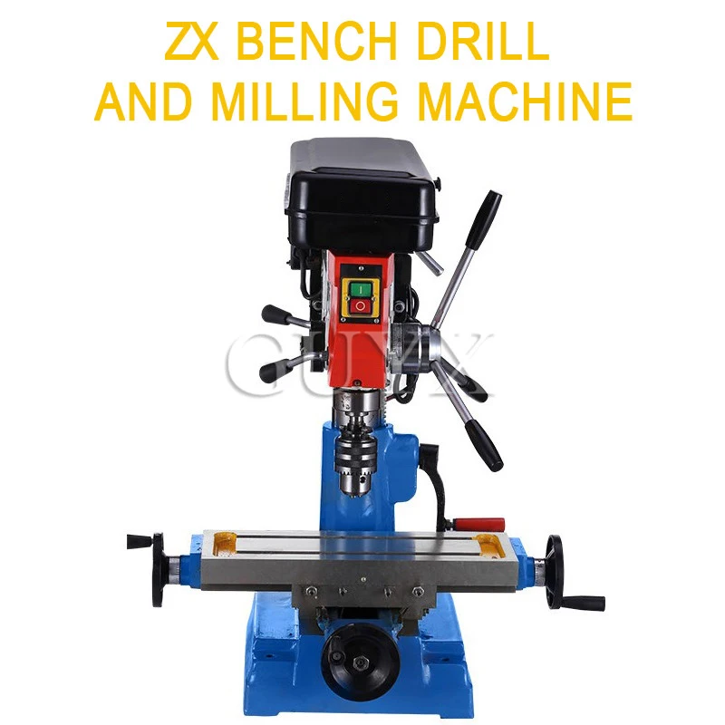 Small Metal Drilling And Milling Machine Woodworking DIY All Copper Wire Vertical Cutting Lathe Drilling And Milling Machine