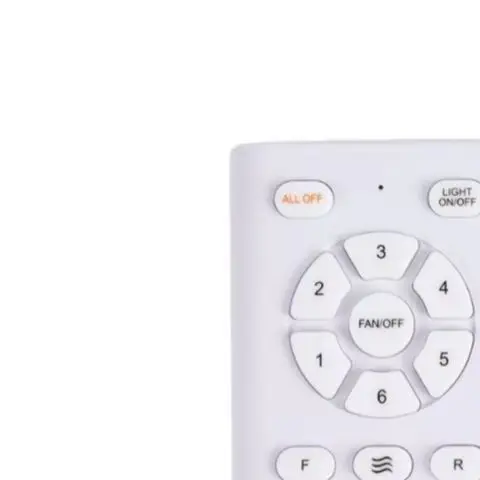 6-Speed High Voltage Ceiling Fan with Remote Control 50W Motor for Indoor Spaces Including Living Room Bedroom Office