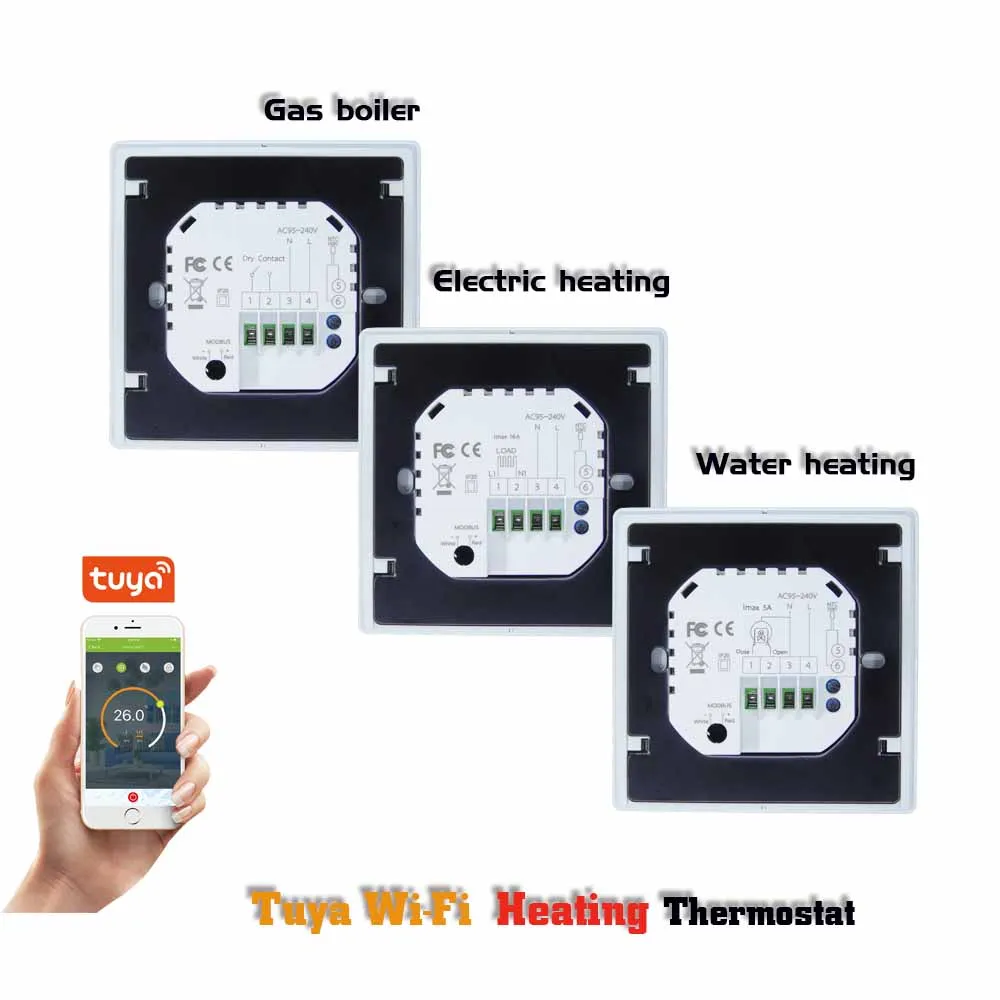 Warm floor heating thermostat wifi thermoregulator works with Alexa Google Home 3A 16A