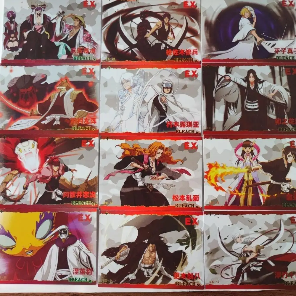 Anime BLEACH EX UR SSR series Kuchiki Rukia Jushiro Ukitake Matsumoto Rangiku collection card Children\'s toys Board game card