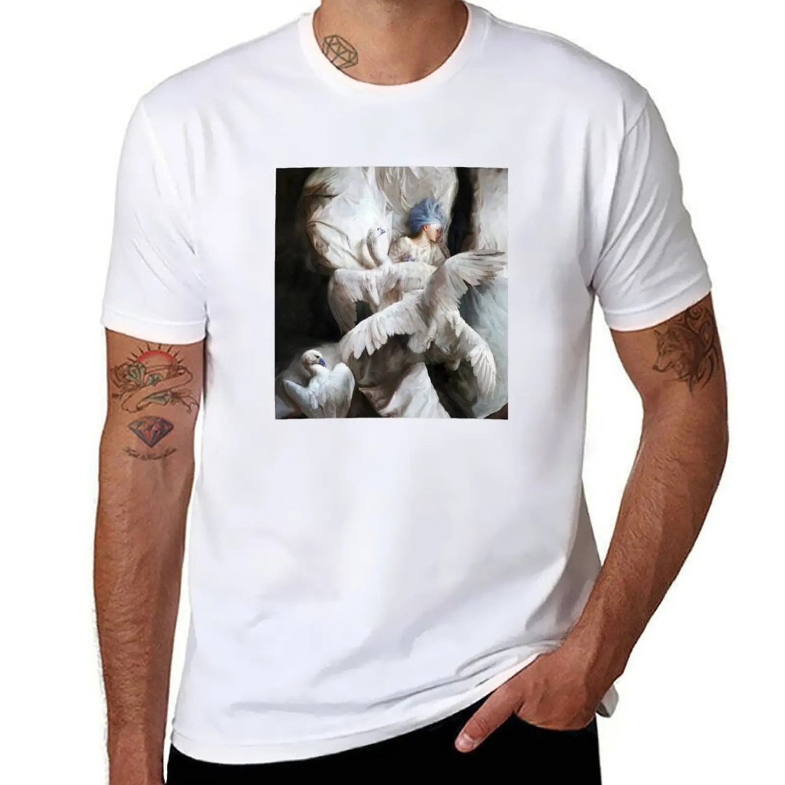 

Guillermo Lorca Garcia Swan T-Shirt t shirts for man pack cotton t shirts for man cotton T-Shirt