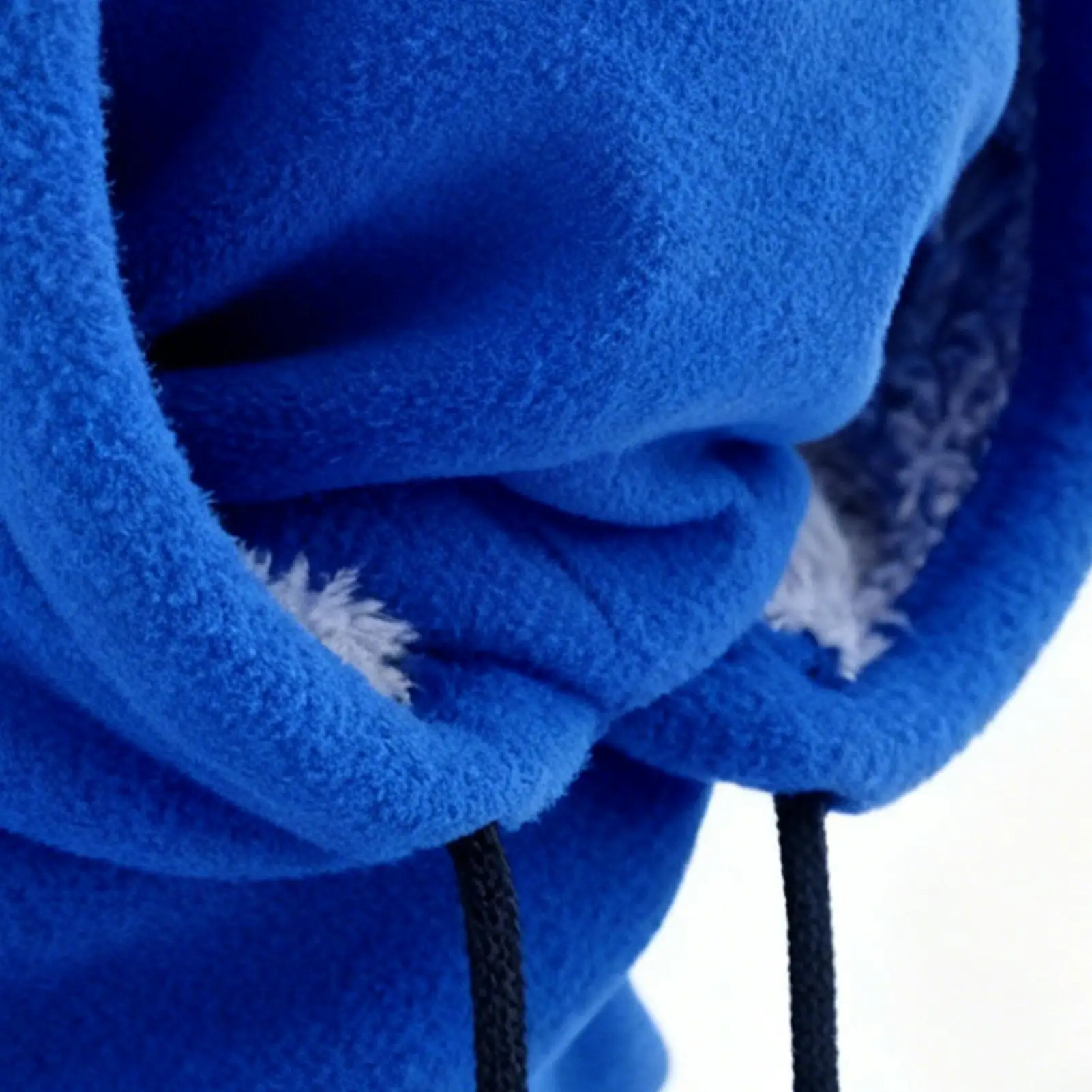 

Windproof Ski Face Covers Fleece Hat With Drawstring Cold Weather Skiing Hooded Scarf For Women Runners Cyclists Camping Cycling