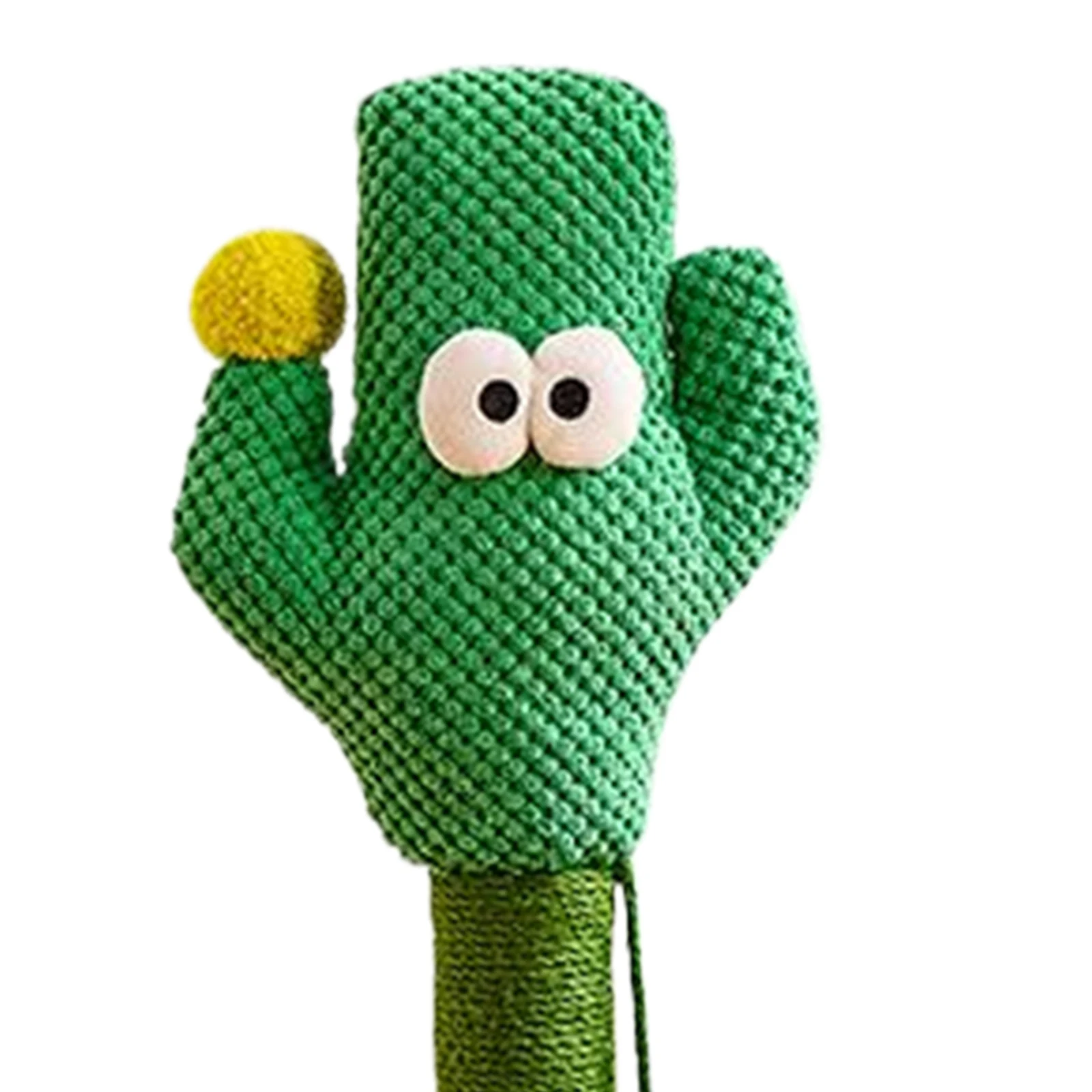 

Высокая когтеточка для кошек с подвесным мячиком для котят и взрослых кошек (Кактус)