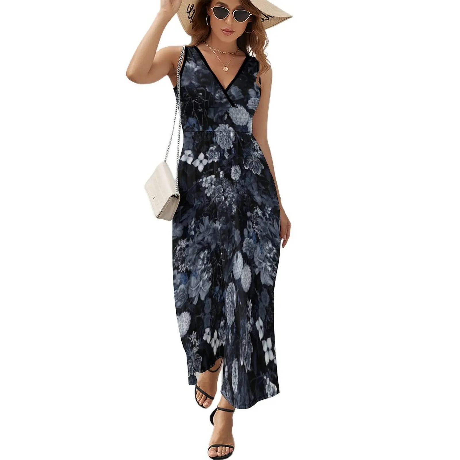 EXOTIC GARDEN - NIGHT VII Sleeveless Dress elegant women's dresses for wedding Long dress woman