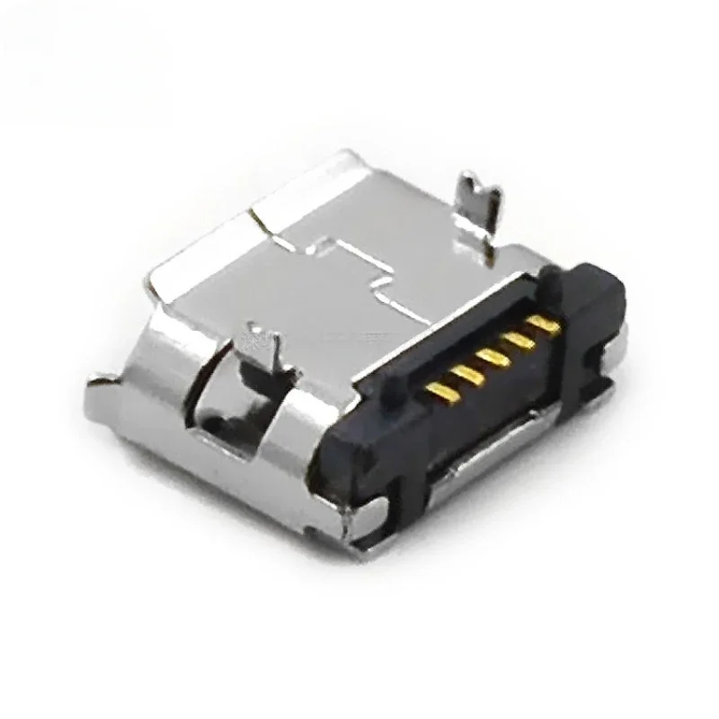 20pcs/lot 5 Pin SMT Socket Connector Micro USB Type B Female Placement SMD DIP Socket Connector