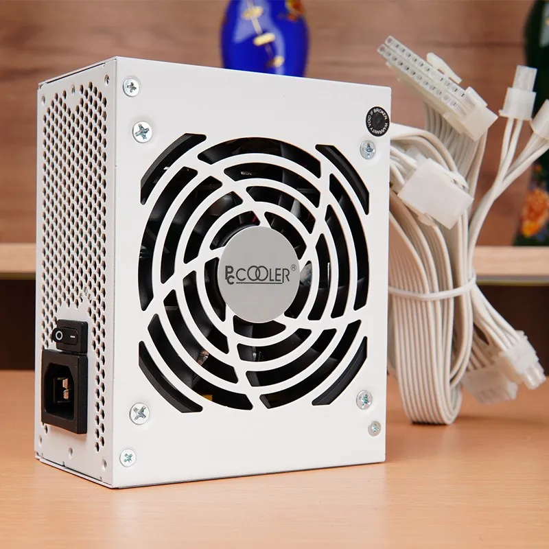 

Pccooler 500 Вт ванадиевая звезда GI-FX500 White SFX мини источник питания 80PLUS Сертифицированный небольшой шасси идеальный источник питания