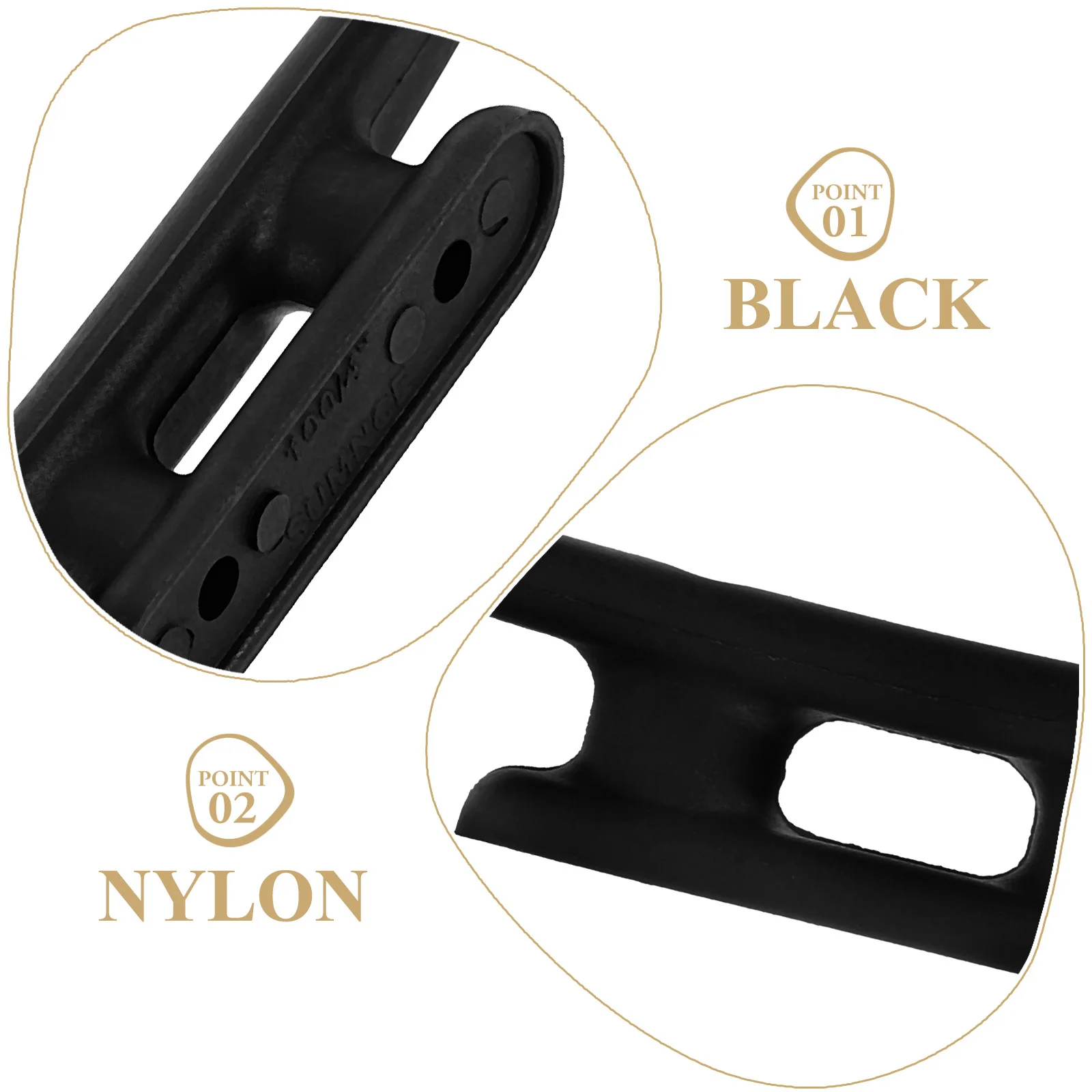 

2Pcs Yacht Cleat Heavy Duty Nylon Cleats for Boat Dock Mooring Rope Fixing Marine Deck Hardware Kayak Canoe Piling Mount