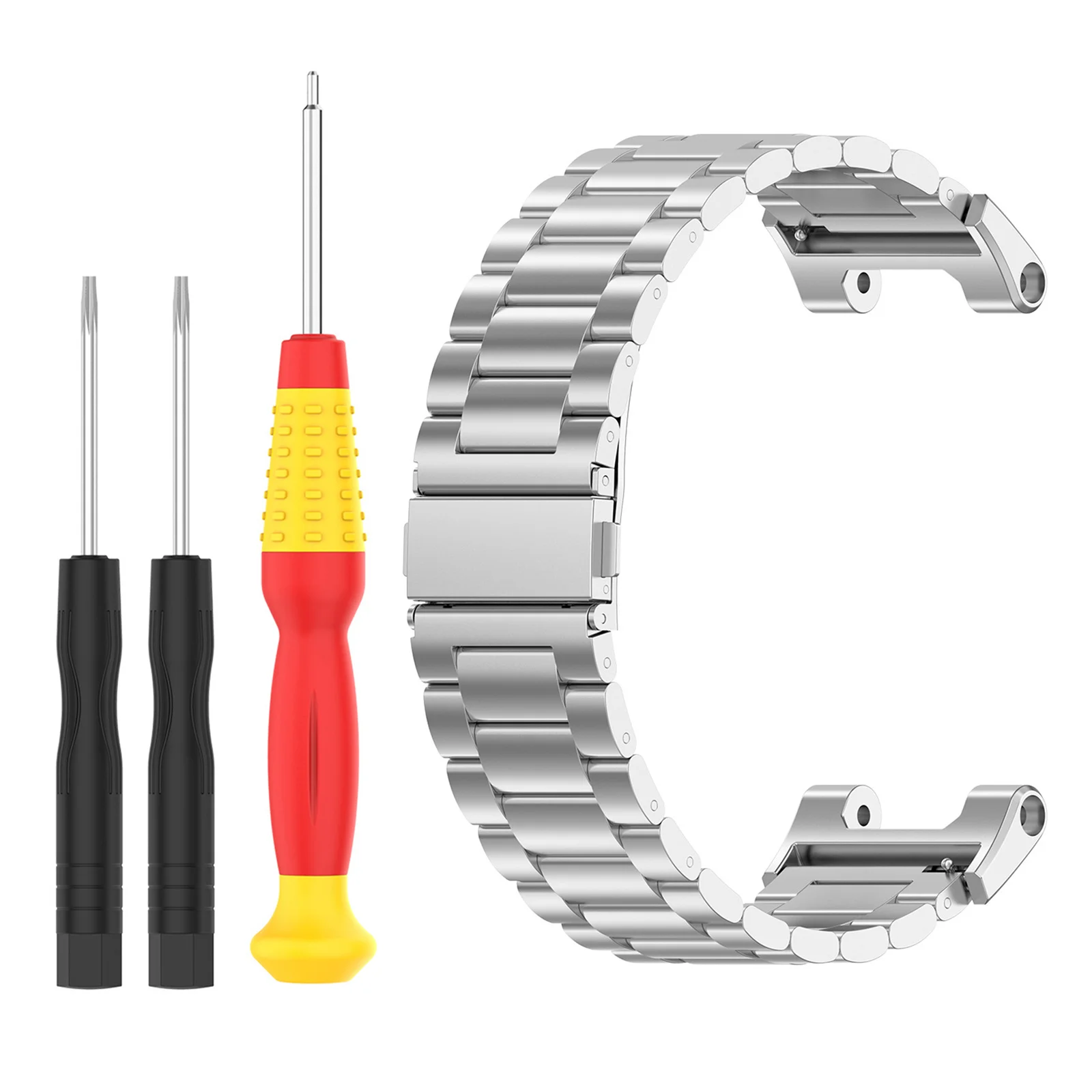 

Smart Watch Band Stainless Steel Strap Replacement Sturdy Compression Molding Fit for T- A1918 Comfort Wear Daily Gift Idea