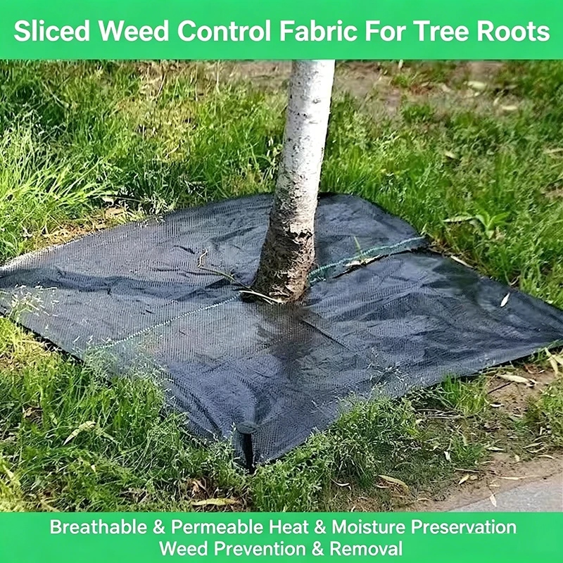 Wide Size Agricultural Weed Barrier Cloth Anti Aging, Professional Weed Block Mat for Fruit Trees and Large Farmland Use view 3