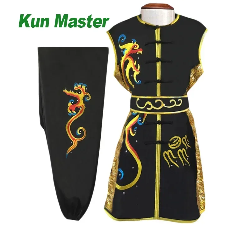 

Wushu Clothing Kung Fu Dress Martial Art Uniform Tai Chi Clothes Embroidery Unisex Women And Men Children Kun Master 2024 New