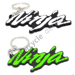 For KAWASAKI NINAJ 300 ninja 400 250 250r 650 Motorbike Key Ring  Dropshipping cover 2021 New Motorcycle Keychain Ring 3D Rubber