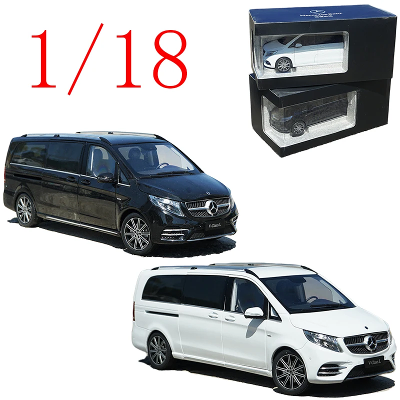 

Diecast 1/18 Scale Mercedes-Benz Alloy Model Cars Benz V260L MPV Viano Business Car Play Vehicles Toys for Boy Gift Original Box