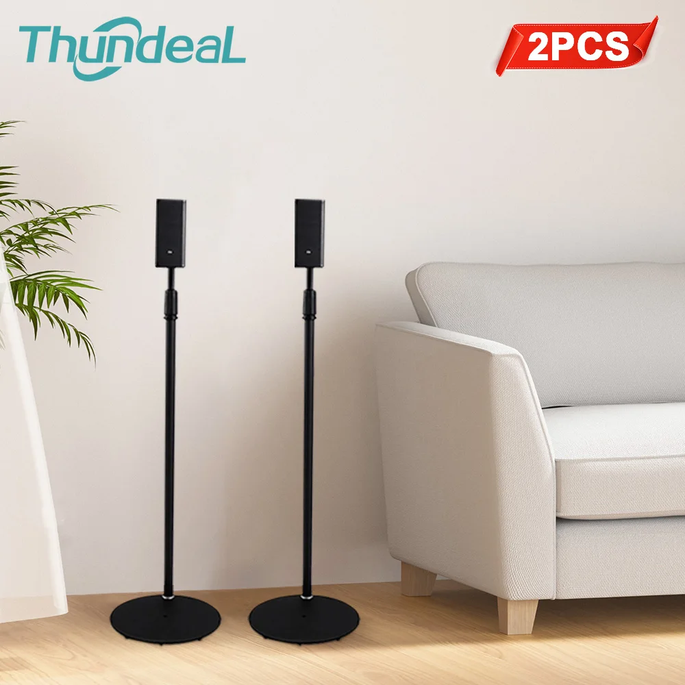 ThundeaL 2 uds soporte de altavoz para Samsung Q30B 9500S Q900A JBL barra de sonido 80-150cm soporte de suelo de altavoz ajustable