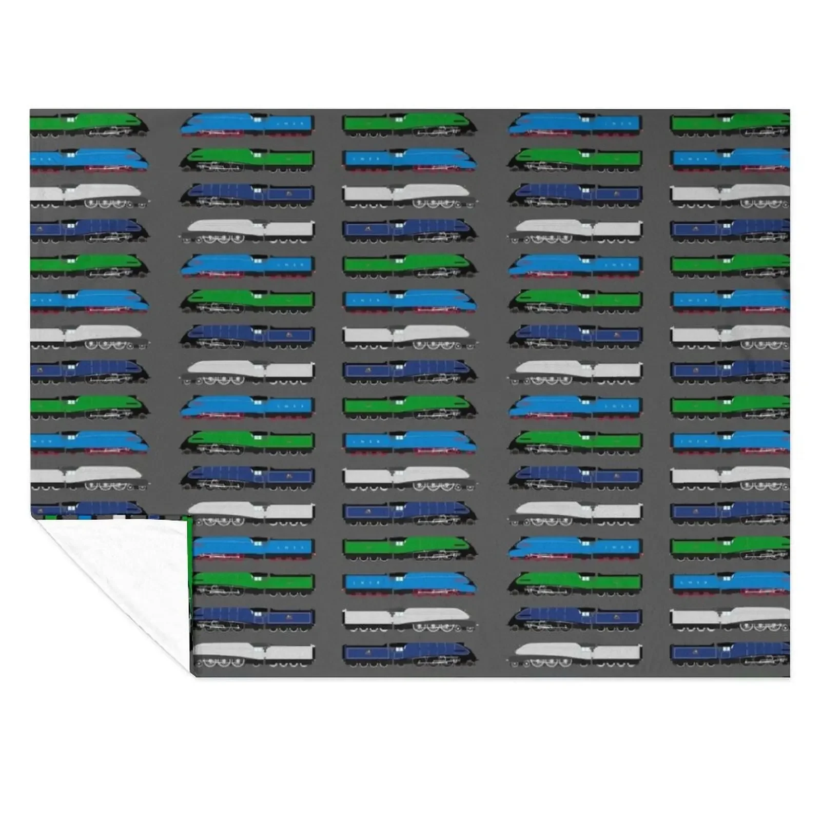 

Sir Nigel Gresley's A4 Steam Locomotives Print Throw Blanket for babies Loose Flannels Furrys Blankets