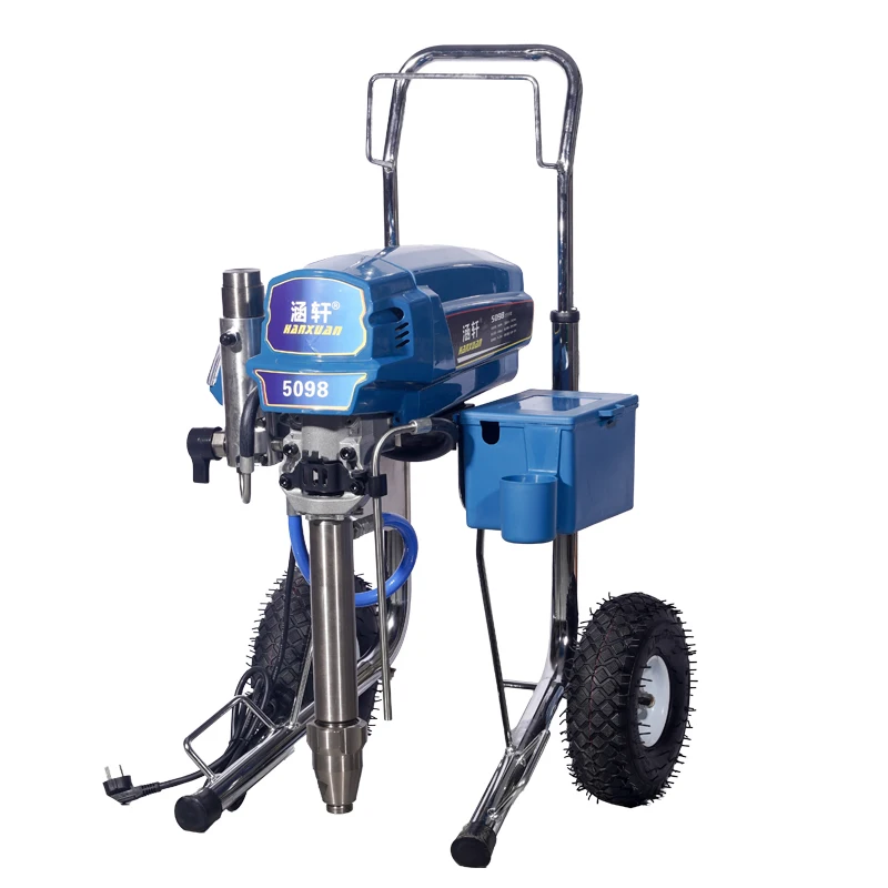 Máquina de pulverización eléctrica grande profesional de 220V, Motor sin escobillas de alto voltaje, pulverizador sin aire, revestimiento de pintura de látex