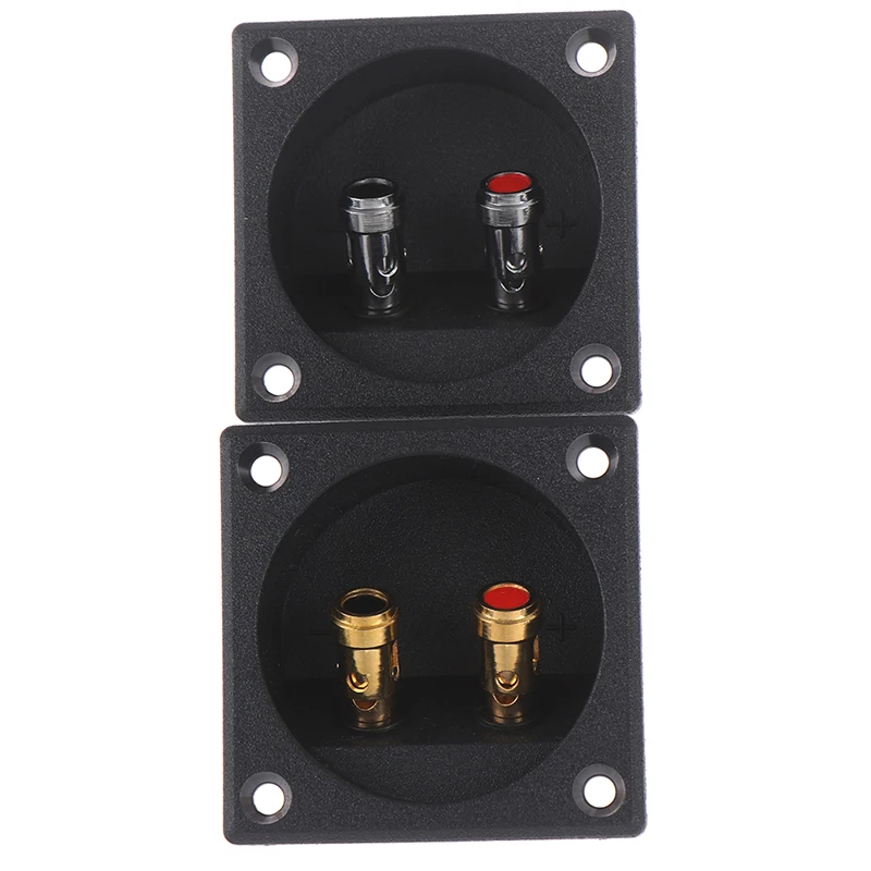 1Pc 50mm Round Cup Subwoofer Plug Car Stereo Speaker Box Terminal Connector