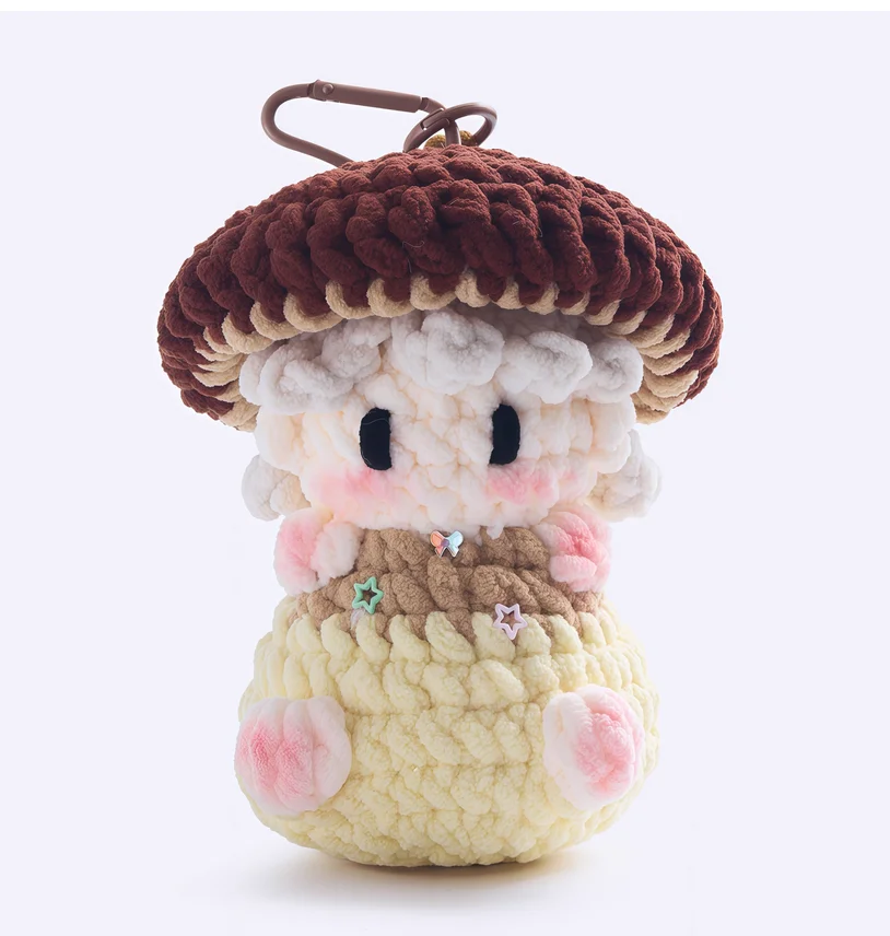 Celebrity merchandise: gummy candies, handmade crocheted dolls, keychains, and concert support materials/merchandise.