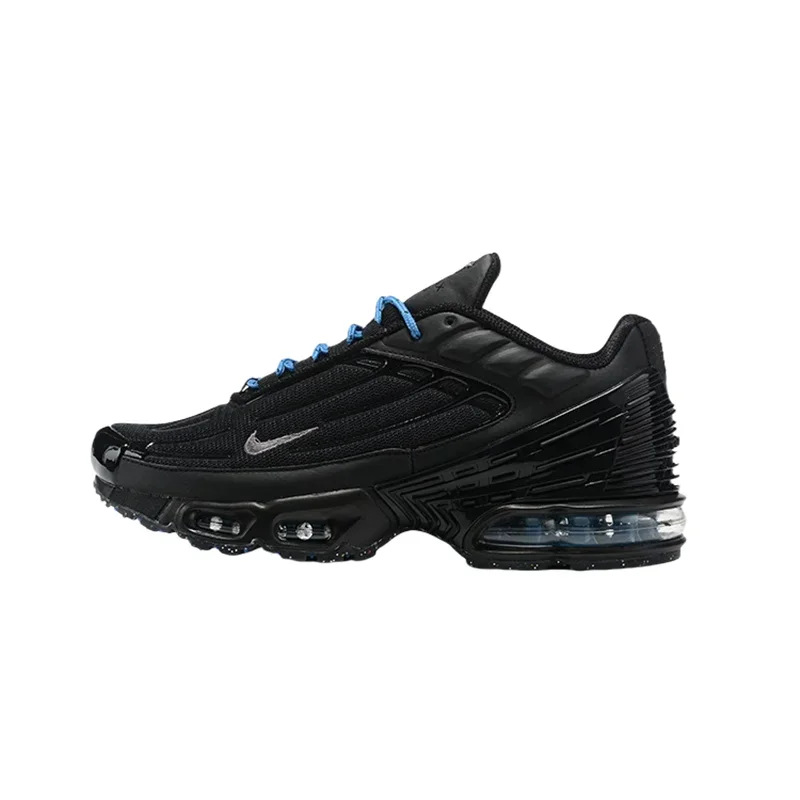 Nike Air Max Plus 3-hardloopschoenen voor heren zijn antislip Duurzaam Knus Sportief Schokabsorberend Ademend Lichtgewicht Rood Zwart