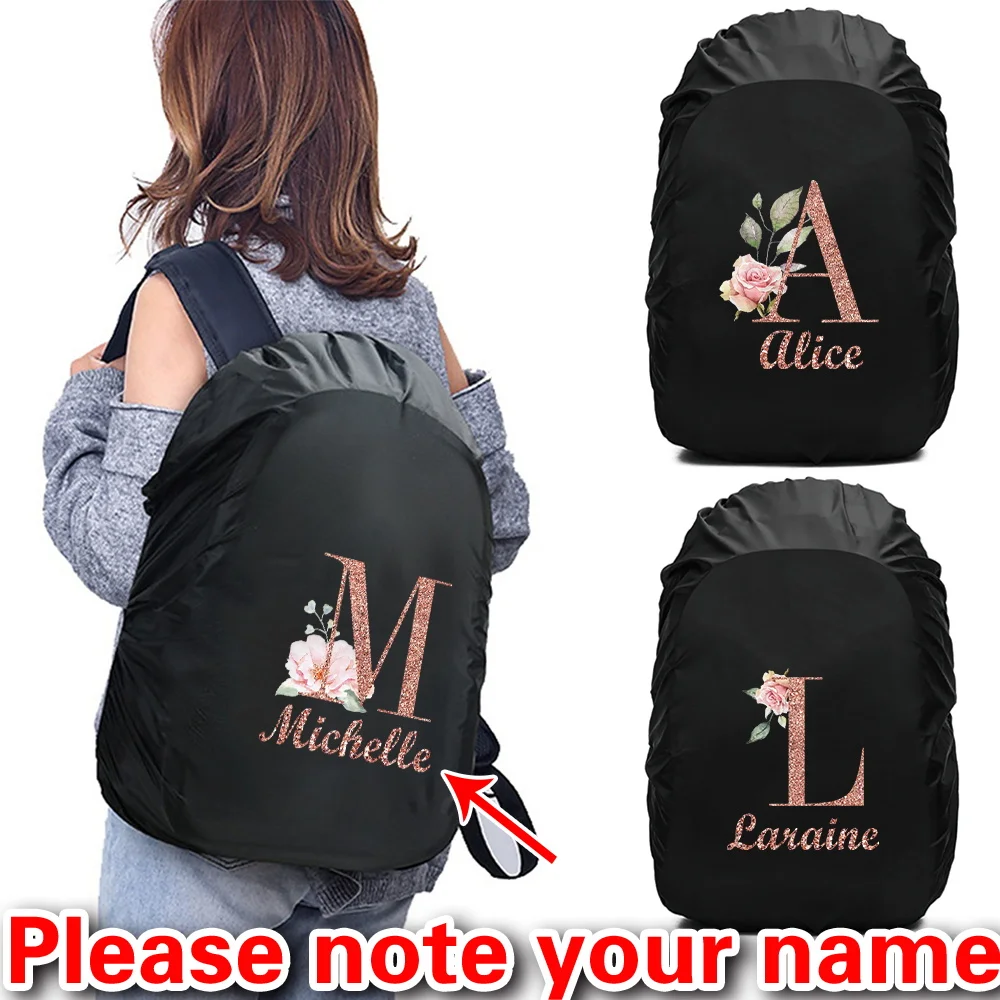 

Водонепроницаемый дождевик для рюкзака с буквенным принтом (20 л/70 л), подходит для пеших прогулок, кемпинга и путешествий.