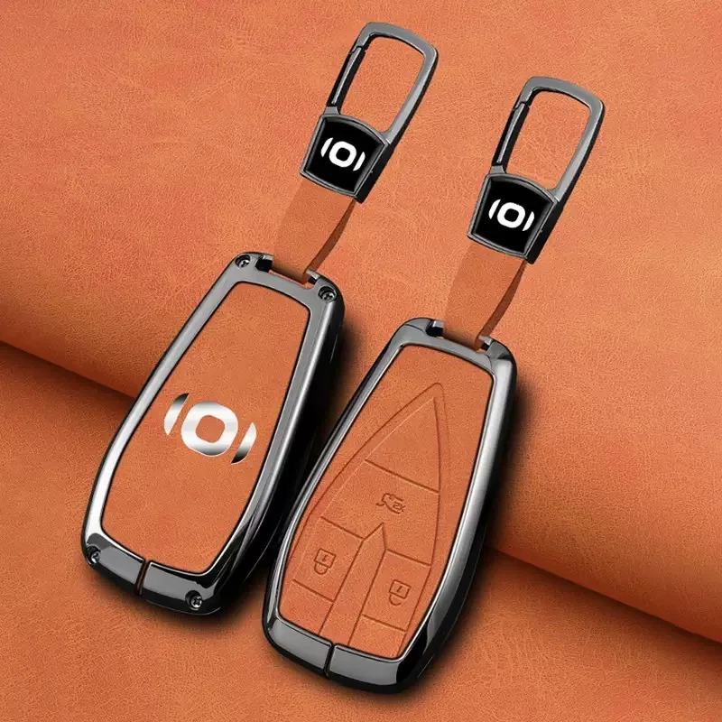 

Zinc alloy car key set, suitable for Changan Qiyuan A05 Q05 A07 all inclusive A06 shell E07 car keychain key chain accessories