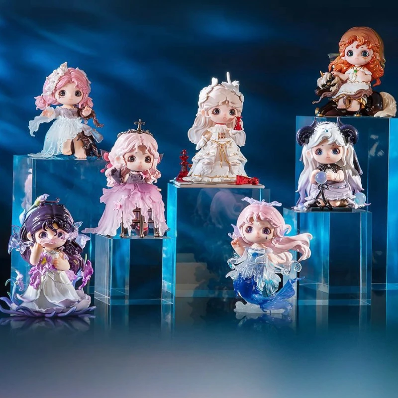 Heyone-Black Play Buckweat Light and Dark Night Song, ChimPlay Handmade Blind Box, New Year Blind Box, Girl Gift, Ornement