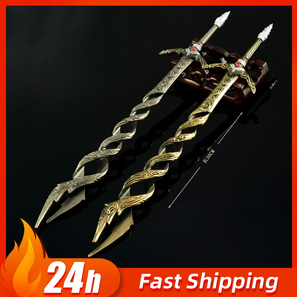 30 cm Eldenn Game Perifere Jacht Goddelijk Gebed Greatsword wapens Model Katana Speelgoed Mes Metaal Ambachten Ornamenten Cadeau voor Jongens